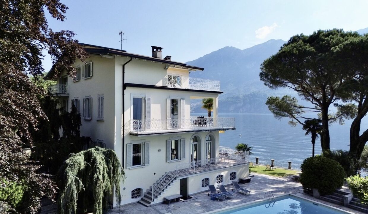Comer See Bellagio Luxus Villa Direkt am See