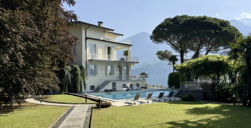 Comer See Bellagio Luxus Villa Direkt am See