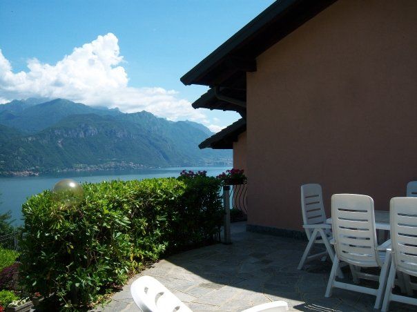 Comer See Menaggio Freistehende Villa mit Terrasse und Seeblick
