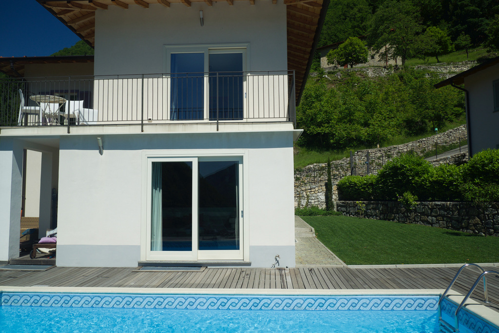 Comer See Argegno Villa mit Pool, Garten und Seeblick