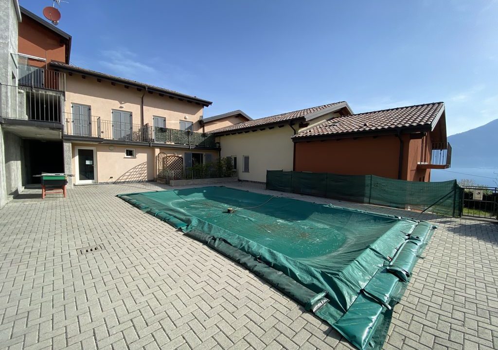 Comer See Pianello Lario Residenz mit Schwimmbad