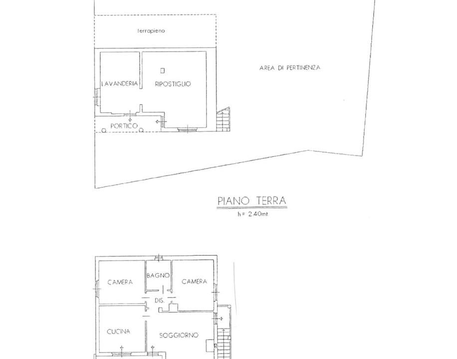 Comer See Gravedona ed Uniti Haus mit Seeblick - plan