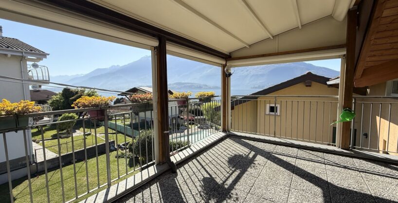 Wohnung Comer See Domaso mit Terrasse