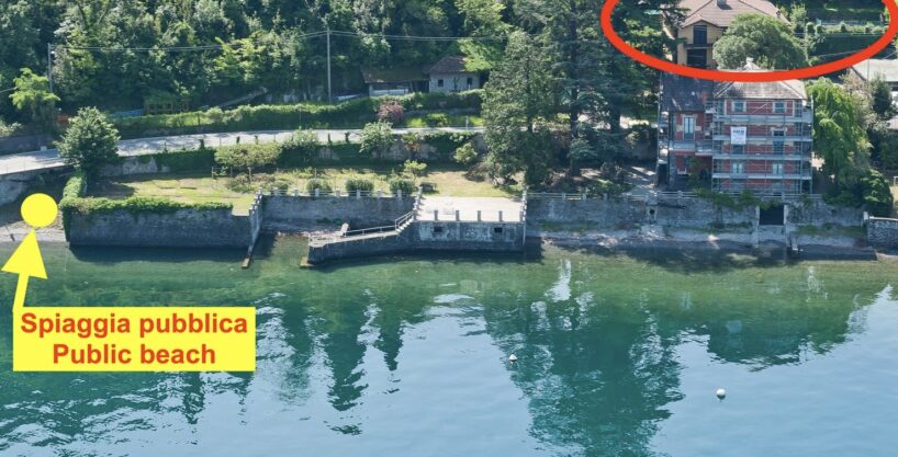 Comer See Wohnung Varenna mit Garten und Garage