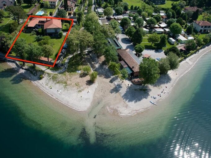 Comer See Villa Abbadia Lariana Direkt am See