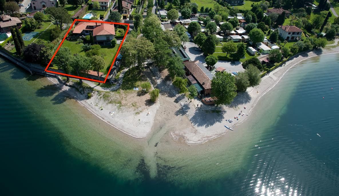 Comer See Villa Abbadia Lariana Direkt am See