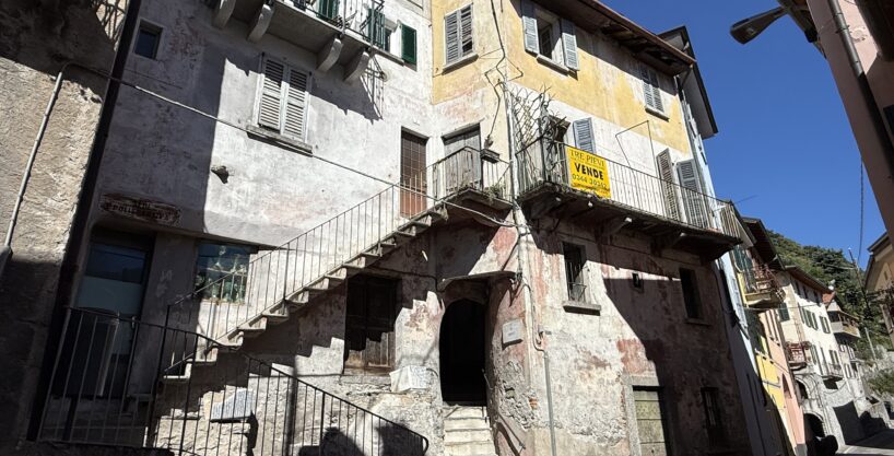 Brienno Teil des Hauses mit Blick auf den See