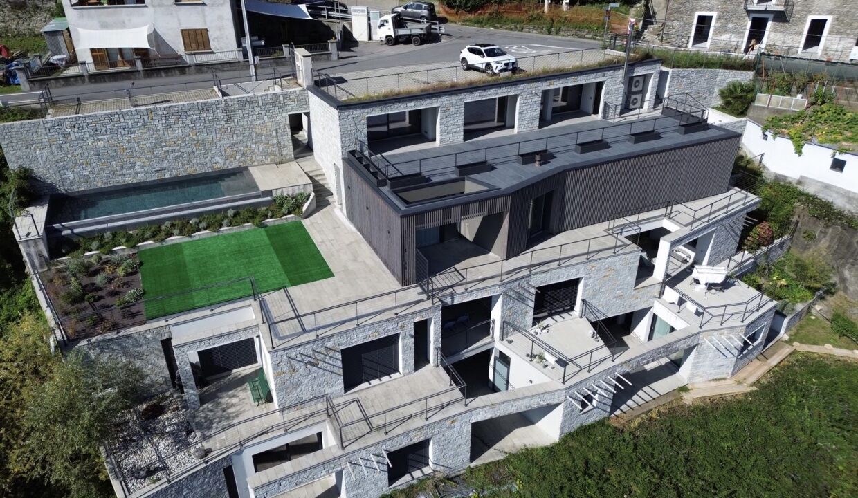 Comer See Moderne Wohnung in Cremia mit Terrassen