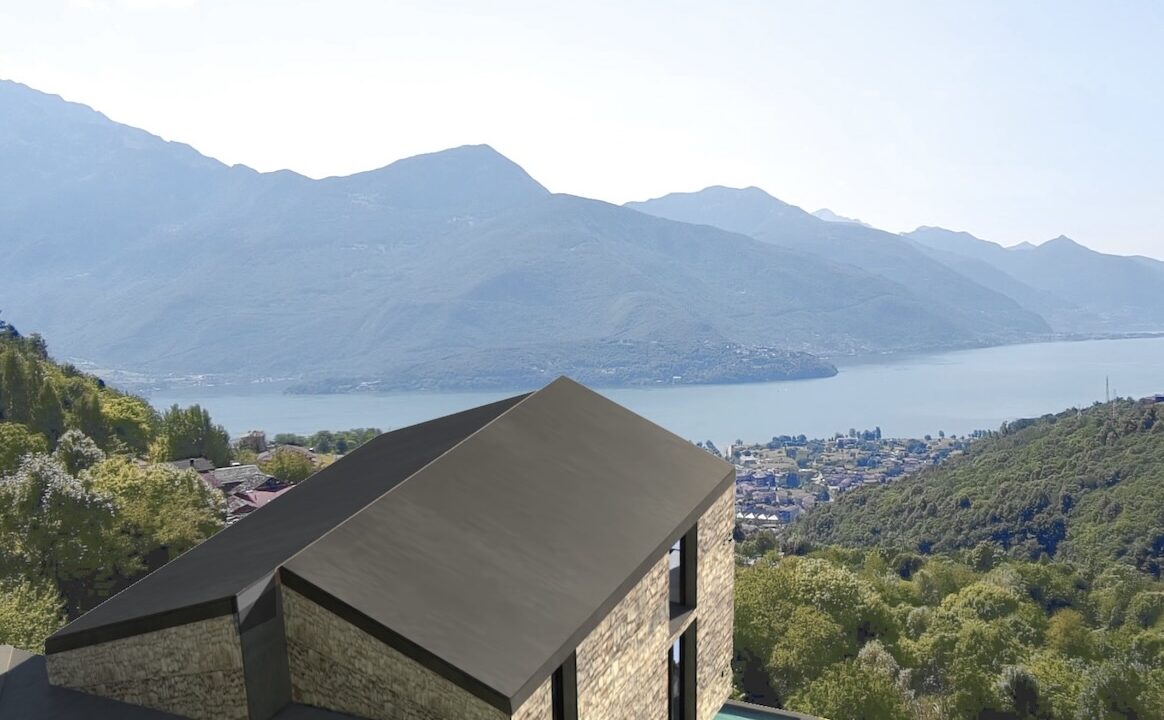 Villen am Comer See in Gravedona ed Uniti mit Seeblick