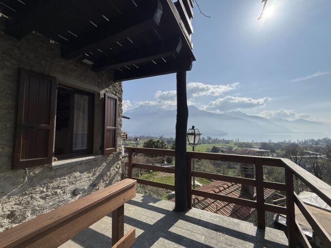 Comer See Gravedona Wohnung mit Seeblick