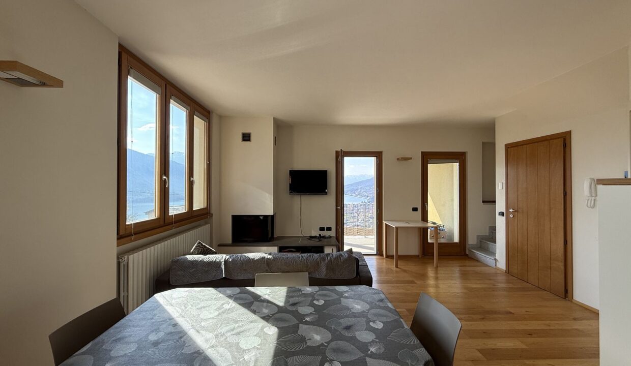 Comer See Wohnung Gravedona ed Uniti mit Seeblick