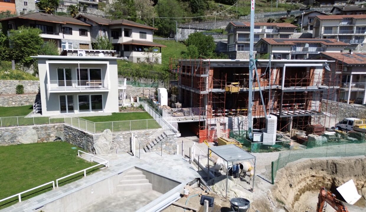 Comer See Domaso Wohnung Residenz mit Schwimmbad