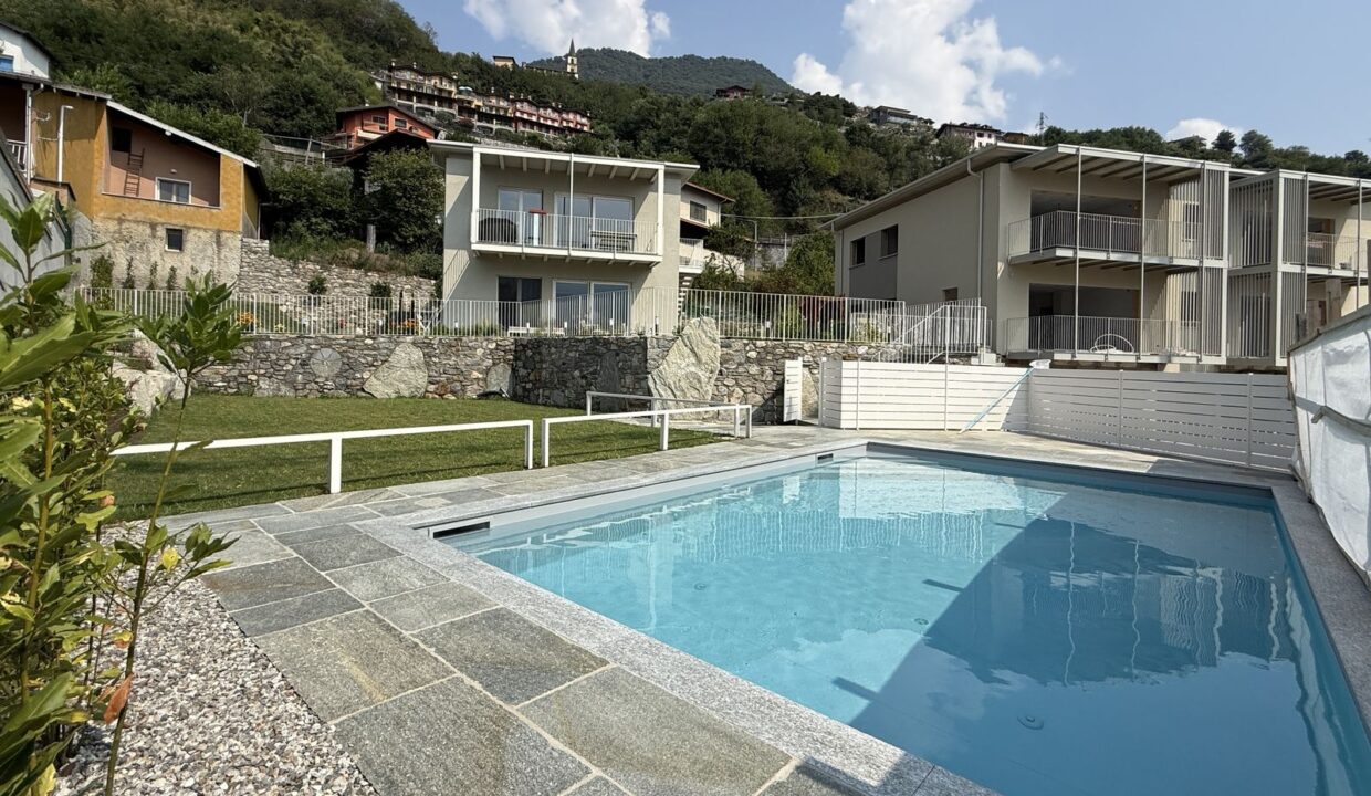 Wohnung Domaso Comer See mit Schwimmbad