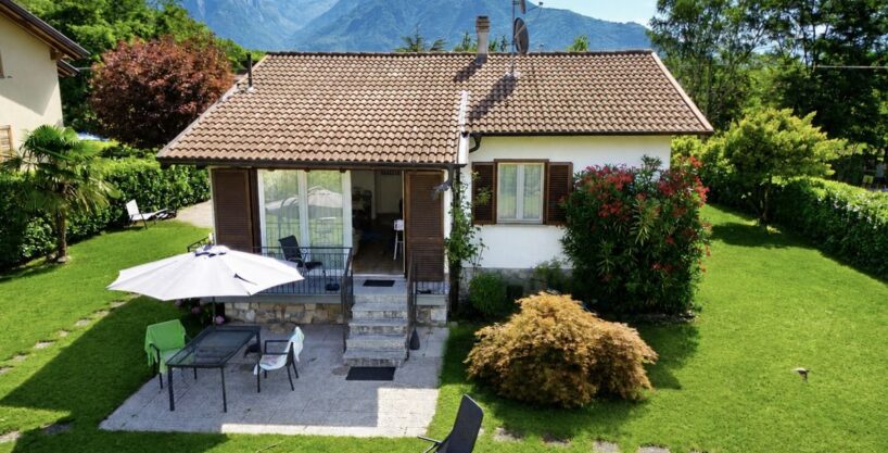 Comer See Sorico Villa mit Garten