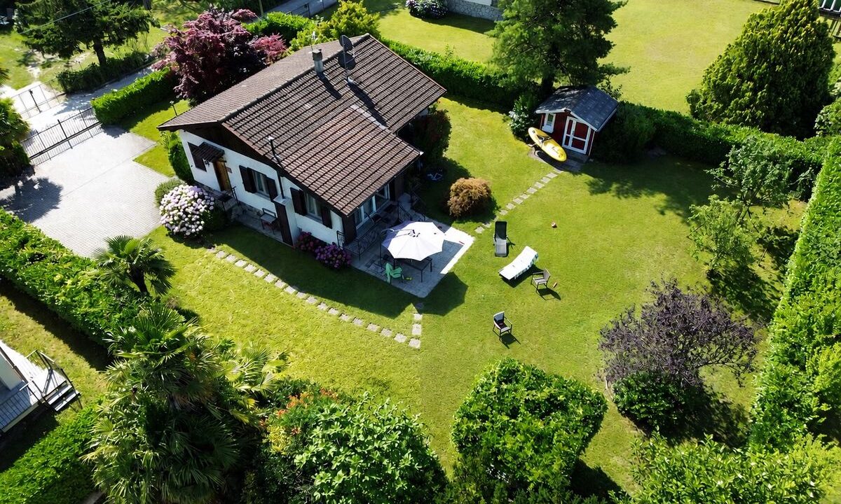 Comer See Sorico Villa mit Garten