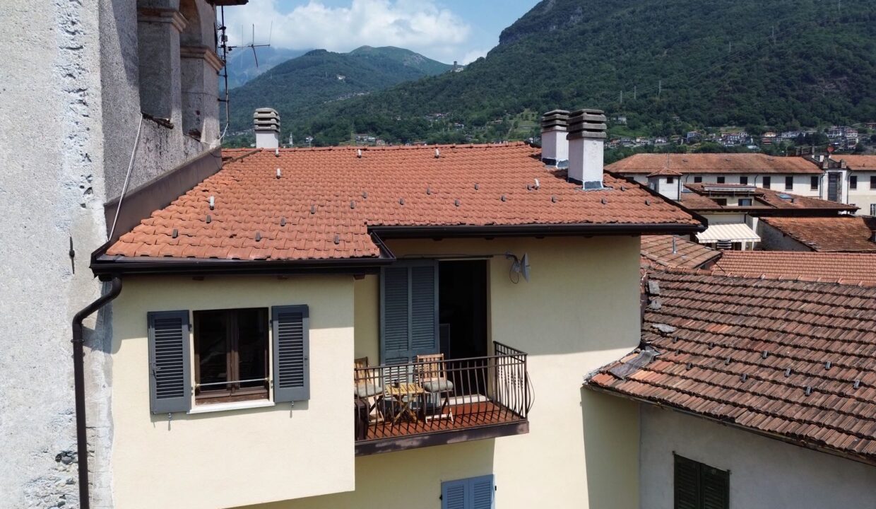 Comer See Gravedona ed Uniti Wohnung mit Balkon