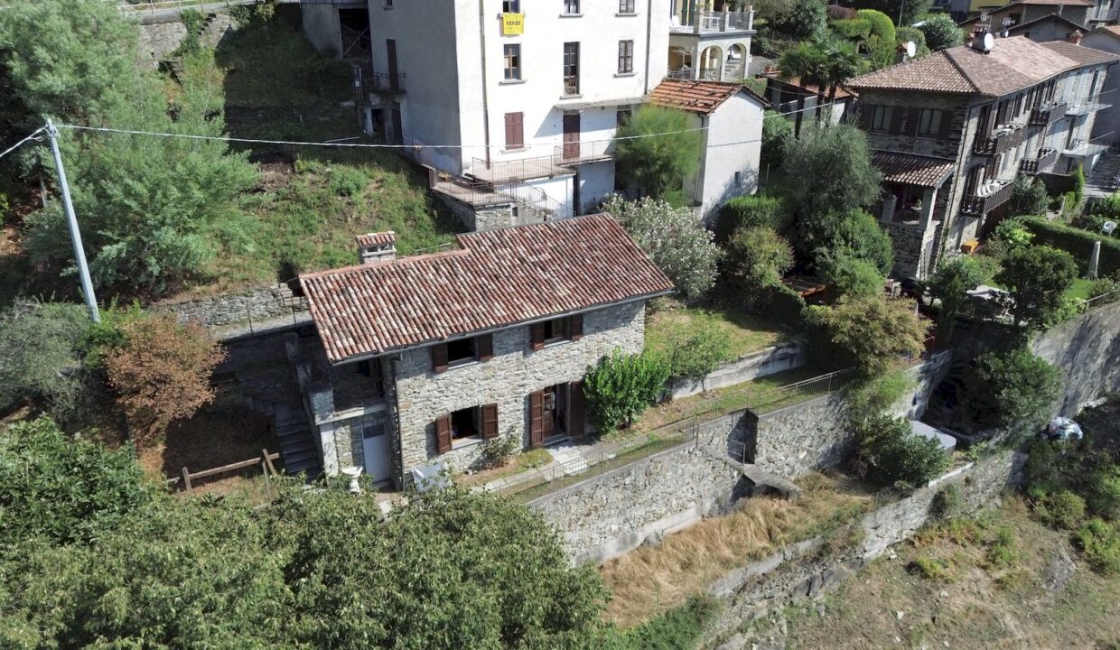 Comer See San Siro Natursteinhaus mit Garten und Seeblick
