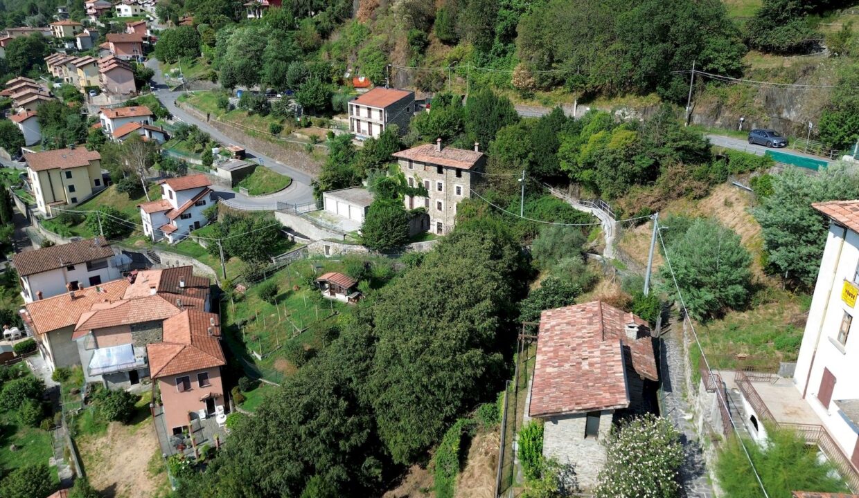 Comer See San Siro Natursteinhaus mit Garten und Seeblick