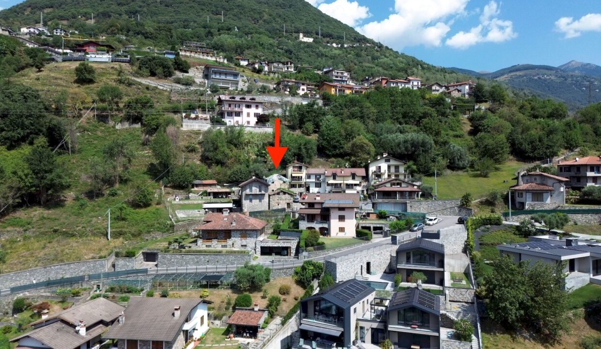 Comer See Domaso Natursteinhaus mit traumhaftem Seeblick