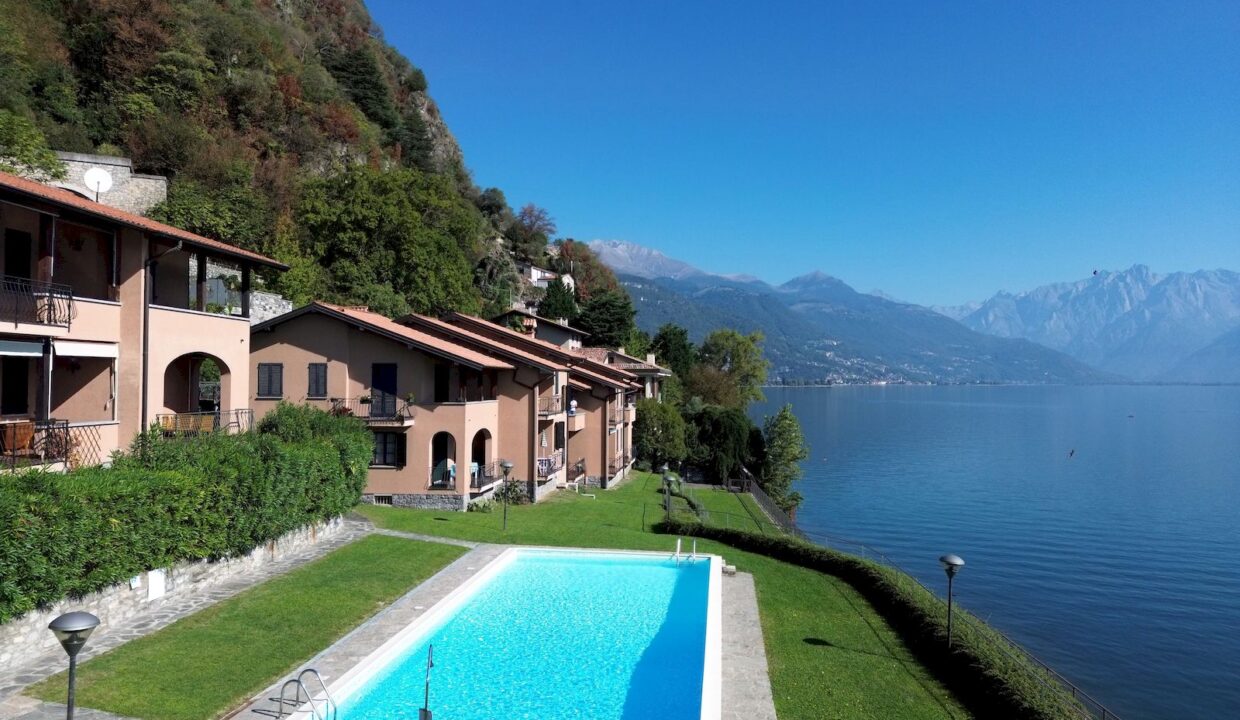 Comer See Wohnung Direkt am See mit Terrasse - Musso