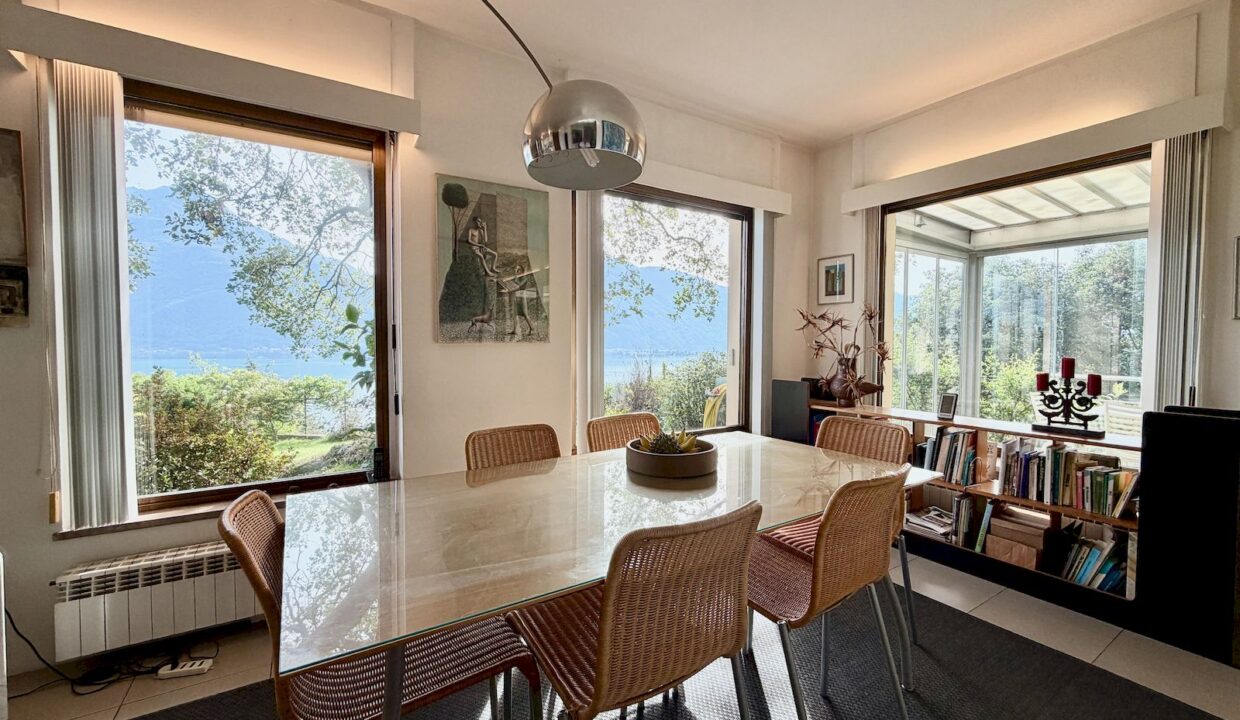Comer See Villa mit Schwimmbad und Garten Pianello Lario